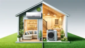 mini split vs central air