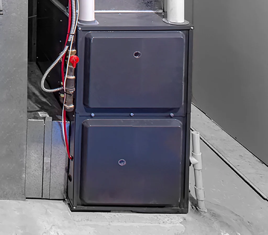 Furnace draft inducer motor not starting in Iron Station, NC: gas furnace installed beside ductwork and condensate piping
